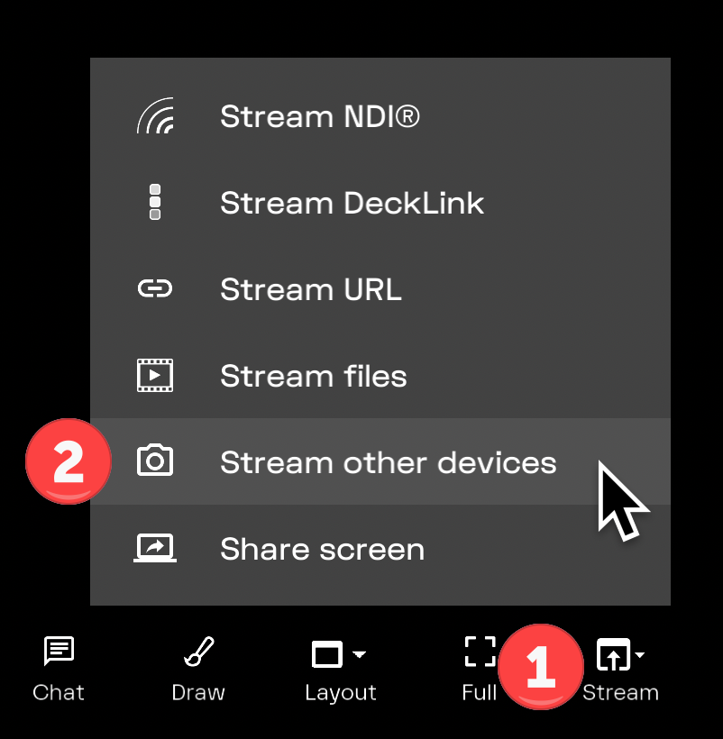 Stream_Other_devices_menu.png